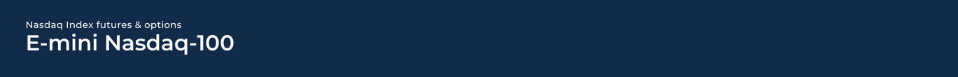 E-mini Nasdaq-100 Banner