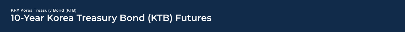 KRX 10-Year Korea Treasury Bond (KTB) Futures