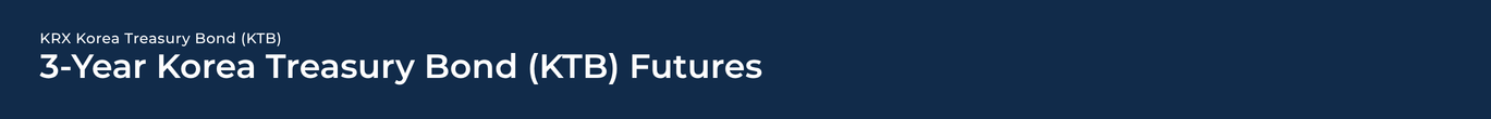 KRX 3-Year Korea Treasury Bond (KTB) Futures