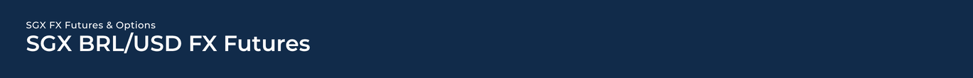 SGX BRL/USD FX Futures